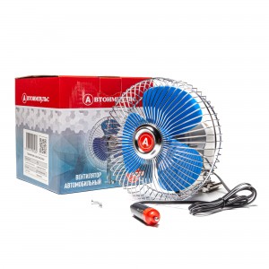 Вентилятор в салон 12V 6" на кронштейне (с решеткой металл) 16см АВТОИМПУЛЬС 8043-12V AIMPULS