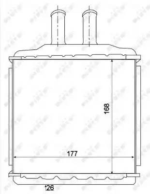 DAEWOO LANOS (1997>) 537 x 362 x 22 54270 NRF