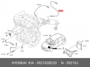лямбда-зонд Hyun 392102B220 HYUNDAI KIA