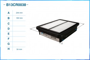 Фильтр воздушный B13CR0038 B13CR0038 CWORKS