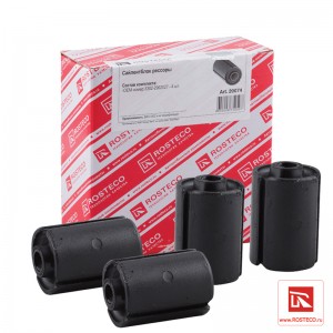Сайлентблок рессоры для а/м ГАЗель, Соболь "Rosteco" (4 шт.) 20074 ROSTECO