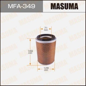 фильтр воздушный!\ Nissan Terrano 2.7TD 4WD 89-02, Ford Maverick 2.7TD 93-96 MFA-349 MASUMA