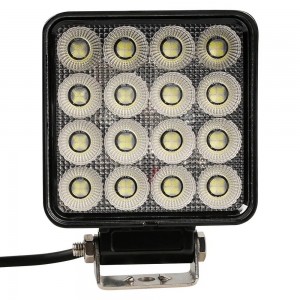 Фара светодиодная "AIRLINE" 108х108х50 мм 64W 12/24V (64 LED, рассеянный свет, к ALED107 AIRLINE
