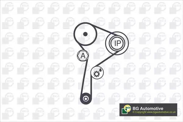 ремкомплект ГРМ!\ Renault Megane/Kangoo, Dacia Logan/Duster/Sandero 1.5dCi 08> TB7320K BG AUTOMOTIVE