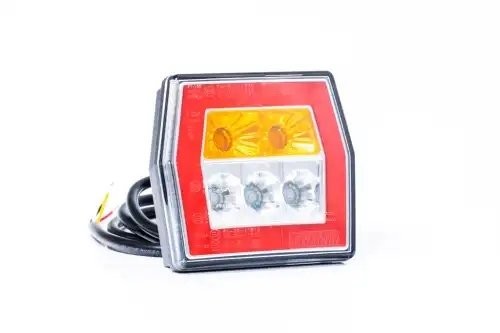 фонарь задний! LED 3-функциональный, 99,5х93 с проводом 1м\ Universal FT121LED FRISTOM