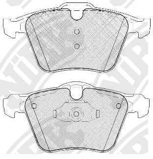 Колодки тормозные FORD S-Max,Galaxy LAND ROVER Freelander VOLVO S80,V60,V70 пере PN0483 NIBK