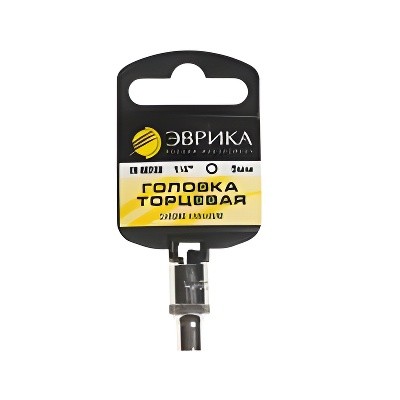 Головка торцевая 1/4" 05мм с держателем ЭВРИКА ER-90203H EVRIKA