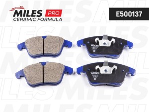 Колодки тормозные передние (Смесь CERAMIC серия PRO) FORD MONDEO 07/S-MAX 06/VOL E500137 MILES