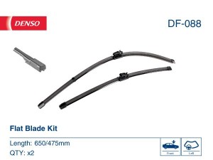Щетка стеклоочистителя MERCEDES В (W246) 650/480мм бескаркасная комплект DENSO DF-088 DENSO