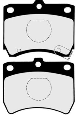 Колодки тормозные MAZDA 323 (94-98) передние SANGSIN SP1049 SANGSIN