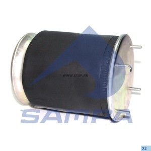 Пневморессора SAF ROR МАЗ-5440,6430 (с металл.стаканом,4 шпильки M12мм,1 отв.M22 SP55813K SAMPA