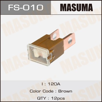 предохранитель силовой! тип 'папа' 120A белый\ FS010 MASUMA