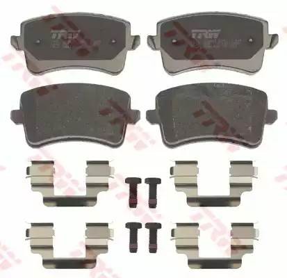 Колодки тормозные AUDI A4,A5 (08-) задние (4шт.) TRW GDB1765 TRW