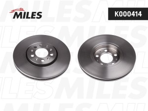 Диск тормозной AUDI A3/VW GOLF IV/SKODA FABIA передний вент. (TRW DF4027) K00041 K000414 MILES