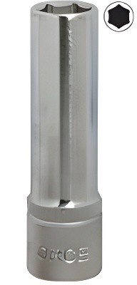 1/2Головка длинная 6-гран.L=77mm 18 мм 5457718 FORCE