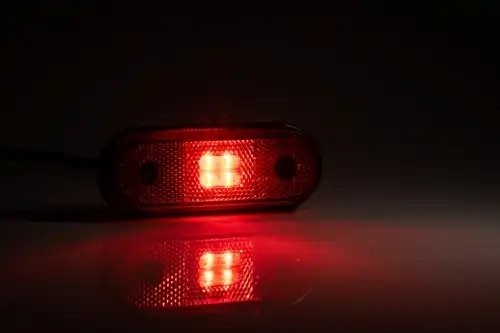 фонарь габаритный! красного цвета, LED 120x46 с проводом 0.5м\ Universal FT020CLED FRISTOM