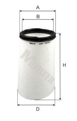 фильтр воздушный! вставка, внутренний\ VOLVO A8107 MFILTER AUTOMOTIVE FILTERS