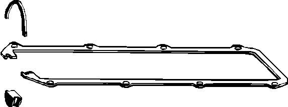Прокладка крышки клапанной VW Golf 3,Passat B3 AUDI 80,100 (1.6/1.8/2.0) (82-97) 314.773 ELRING