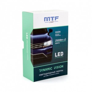 Лампа светодиодная 12V HIR2 PX22d бокс (2шт.) MTF DVH2K5 MTF