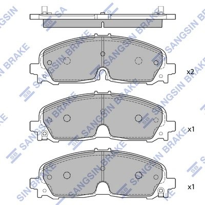 Тормозная колодка SP4494 SP4494 SANGSIN