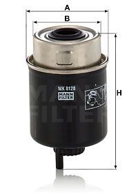 Фильтр топливный JOHN DEERE, INGERSOLL-RAND WK 8128 MANN FILTER