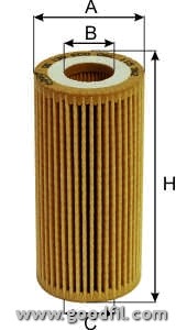 Фильтр масляный двигателя OG139ECO OG 139 ECO GOODWILL