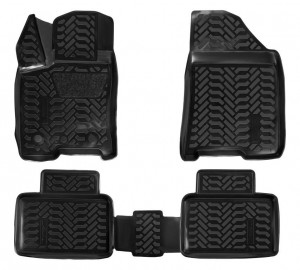 Коврики салона для а/м LADA Vesta 2015 г.в полимерный черный "AIRLINE" (высок. б ACM-PS-07 AIRLINE