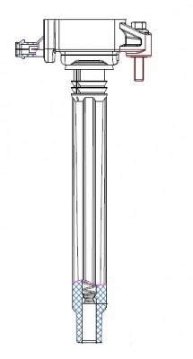 Катушка зажигания для а/м Jeep Cherokee (13-) 2.4i (SC 0351) SC 0351 START VOLT