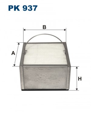 фильтр топл сепаратор !квадр. 90x90x55 без подогрева SEPAR MAN T, MB Euro2 PK937 FILTRON