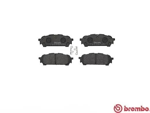 P78014 1176 01 !колодки дисковые з.\ Subaru Impreza 2.0 01> P78014 BREMBO