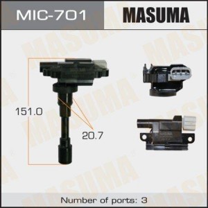 катушка зажигания!\ Suzuki SX4/Alto/Baleno/Swift/Liana/Jimny/Wagon R+ 1.1-1.6i 9 MIC-701 MASUMA