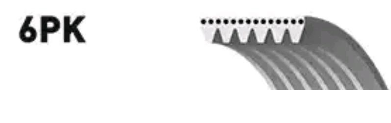 Ремень приводной поликлиновой 6PK2063 GATES 6-PK-2063 GATES