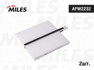 Фильтр салона (упаковка 2 шт) RENAULT KANGOO/OPEL MOVANO 08- (FILTRON K1248-2x M AFW2232 MILES