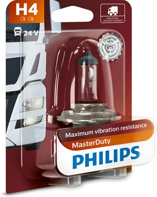Лампа 24V H4 75/70W P43t-38 блистер (1шт.) Master Duty PHILIPS 13342MDB1 PHILIPS