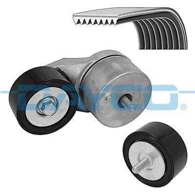 Комплект натяжителя ремня (Ремень поликлиновой 8PK2076HD + Натяжитель APV4086 +  KPV236HD DAYCO