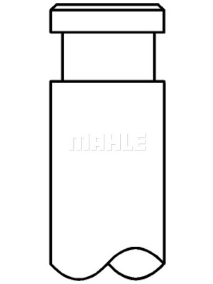 Клапан выпускной 40x8x191.6 40° VOLVO FH/FM D13A/D13B, RVI DXi13 037 VA 31409 000 MAHLE KNECHT