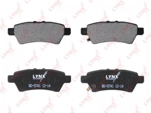 Колодки тормозные задние подходит для NISSAN Pathfinder(R51) 2.5D-4.0 05 / Navar BD-5741 LYNXAUTO