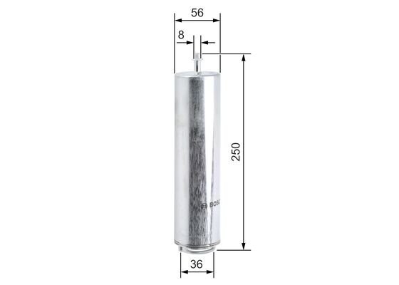 Фильтр топливный BMW 1 (E82,88),3 (E46),5 (E60),X3 (E83) BOSCH 0 450 906 457 BOSCH