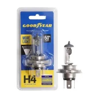 Лампа 12V H4 60/55W P43t блистер (1шт.) More Light GOODYEAR GY014125 GOODYEAR