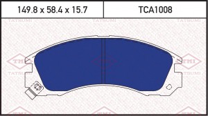 Колодки тормозные дисковые передние MITSUBISHI Pajero/Diamante/Sigma 93- TCA1008 TCA1008 TATSUMI