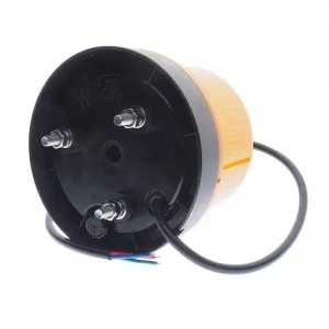 Маяк импульсный 12/24V светодиодный стационарный желтый MEGAPOWER 37034003 MEGA POWER