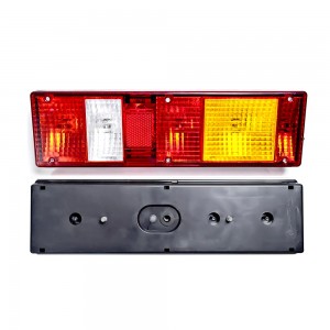 Фонарь задний правый 24В рифленый тюнинг желтый поворотник, КАМАЗ, МАЗ Евро 7442-400R TEH AVTO SVET