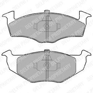 LP1601 колодки дисковые п.\ VW Polo/Lupo 1.0i-1.9SDi 97> LP1601 DELPHI
