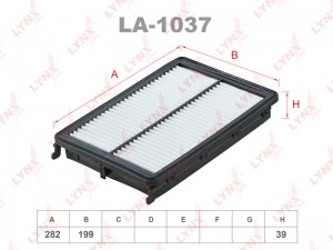 Фильтр воздушный HYUNDAI Sonata (14-) LYNX LA-1037 LYNXAUTO
