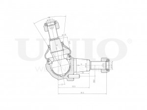 Опора шаровая передняя нижняя SSP-20145 UNIO