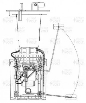 Модуль топливного насоса для а/м VAG Crafter 06- 2.0d/2.5d SFM0515 SFM 0515 START VOLT