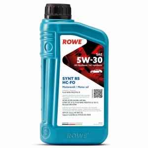 Масло моторное ROWE HIGHTEC SYNT RS A1/B1/A5/B5/SN/CF/GF-3/4 5W30 HC-FO синт.1л 20146-0010-99 ROWE