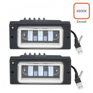 Фара светодиод, регулир.свет.граница, 41W Бел/Обод., 174x85x70, кмпл 2шт. PRO (A ALED072 AIRLINE