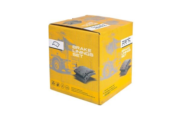 накладки торм. с ЗАКЛЕПКАМИ STD! 19369 18.6-10.7(419x219(93685/L10 6.35x15.9 96) Z10748 ZENTPARTS