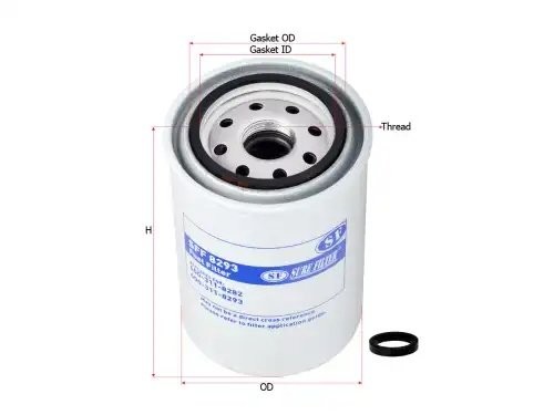 Фильтр топливный SURE FILTER SFF8293 SFF8293 SURE FILTER